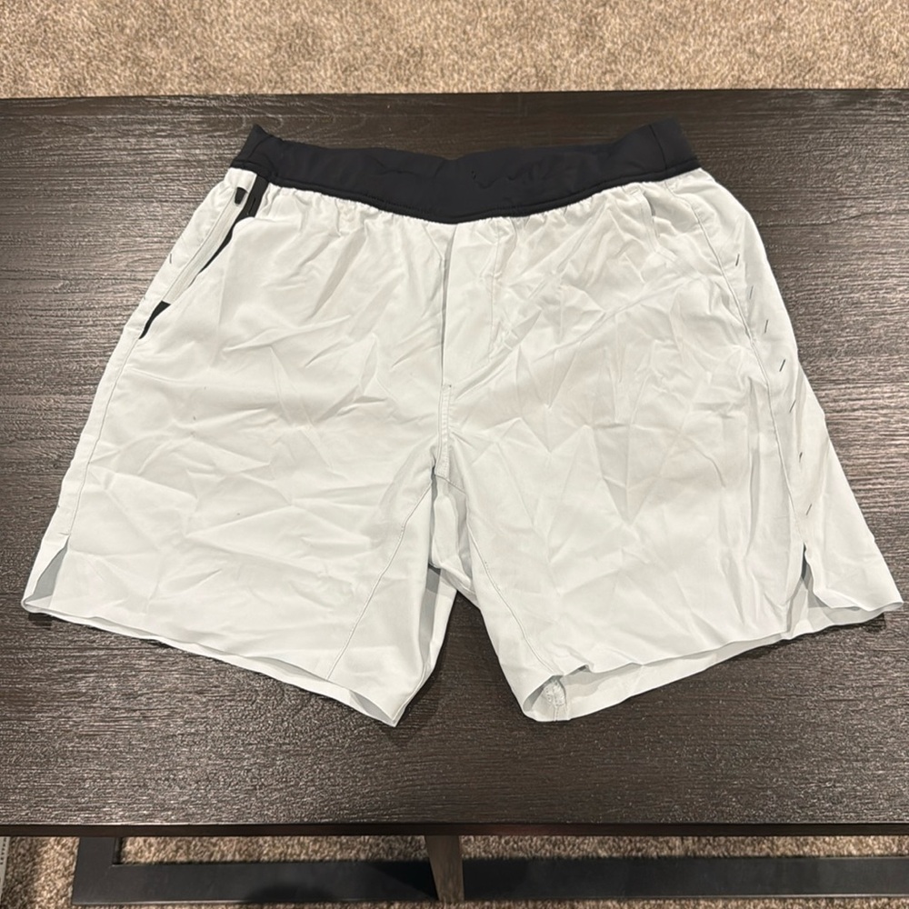 Ten Thousand Mens The Interval Short Medium 7” Inseam Light Grey No Liner